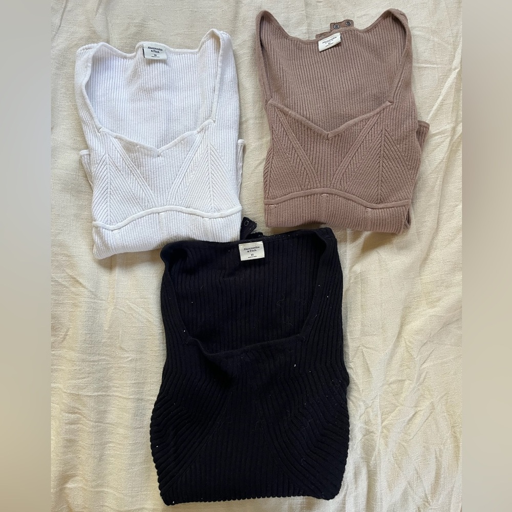 abercrombie bodysuit sweater bundle